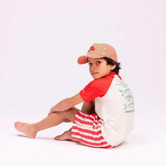 Plavecké šortky s UPF 50+ Lobster Stripe Swim Essentials pre deti