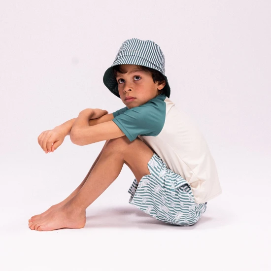 Plavecké šortky s UPF 50+ Surfer Swim Essentials pre deti