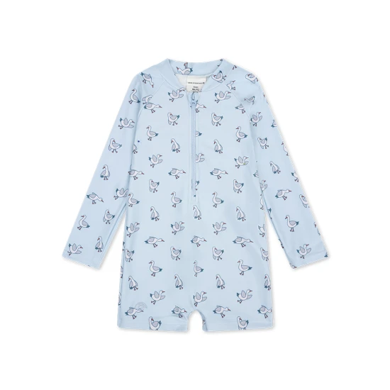 Plavkový overal s UPF 50+ Little Seagull Modrý Swim Essentials