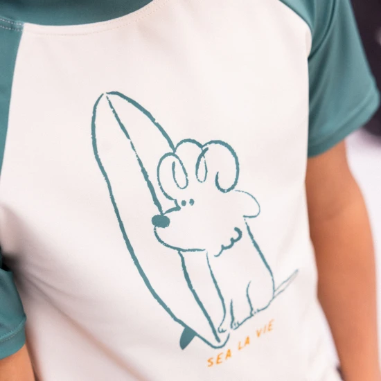 Kúpacie tričko s UPF 50+ Surfer