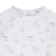 Kúpacie tričko s UPF 50+ Little Seagull Biele