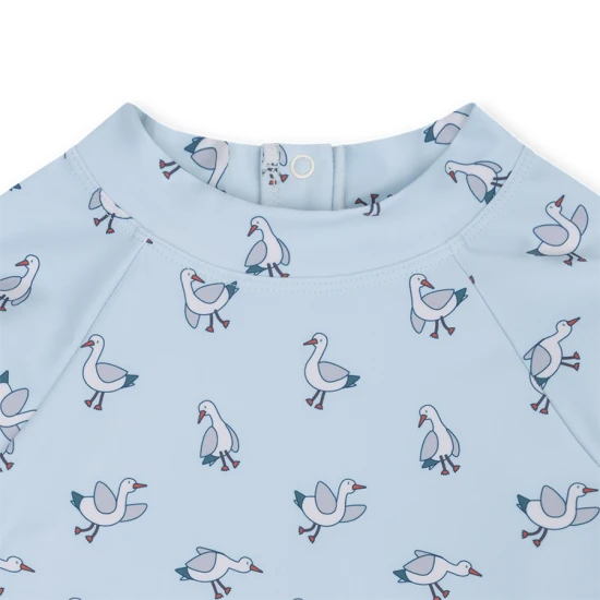 Kúpacie tričko s UPF 50+ Little Seagull Modré
