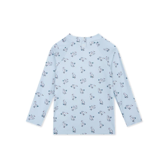 Kúpacie tričko s UPF 50+ Little Seagull Modré