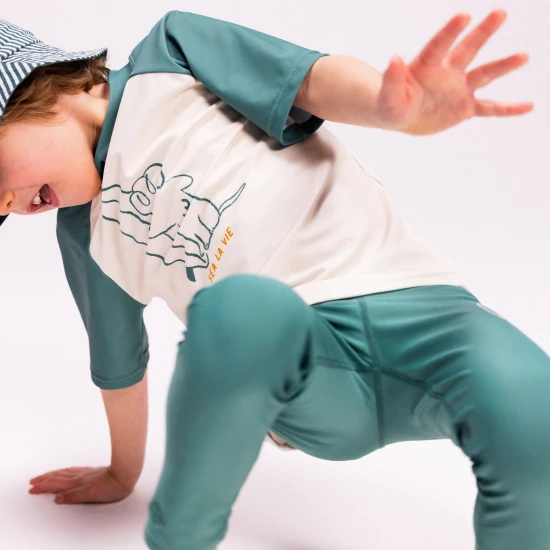 Chlapčenské plavkové legíny s UPF 50+ Surfer