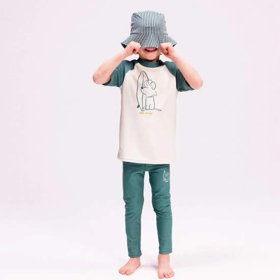 Chlapčenské plavkové legíny s UPF 50+ Surfer