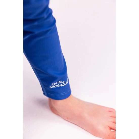 Chlapčenské plavkové legíny s UPF 50+ Blue