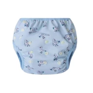 Plavky pre bábätká s UPF 50+ Little Seagull Modré