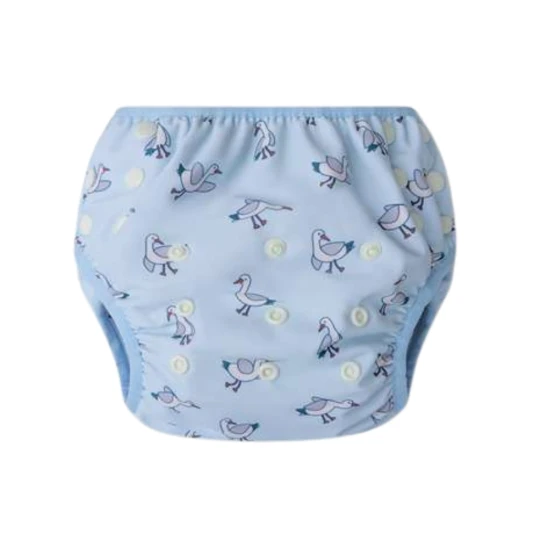 Plavky pre bábätká s UPF 50+ Little Seagull Modré