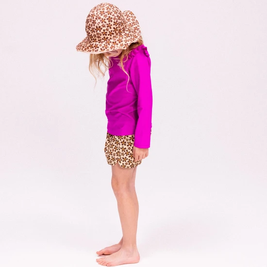 Dievčenské plavecké šortky s UPF 50+ Wild Flower Swim Essentials