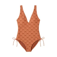 Dámske jednodielne plavky s UPF 50+ Palm Tree