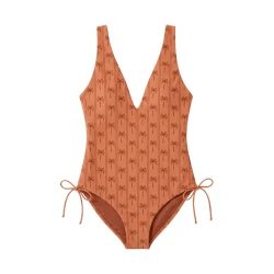 Dámske jednodielne plavky s UPF 50+ Palm Tree