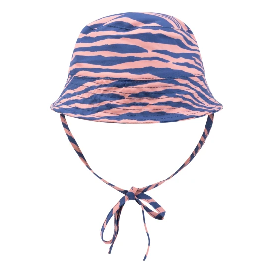 Detský klobúčik na zavazovanie s UPF 50+ Zebra Swim Essentials
