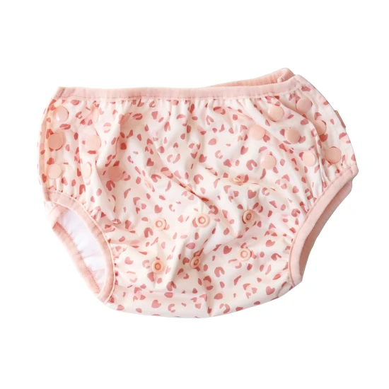Plienkové plavky pre bábätká s UPF 50+ Leopard staroružový Swim Essentials