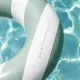 Veľké nafukovacie koleso od Swim Essential so starozeleným vzorom s prúžkami vzorom je svojou veľkosťou určené približne pre deti od 6 rokov. 