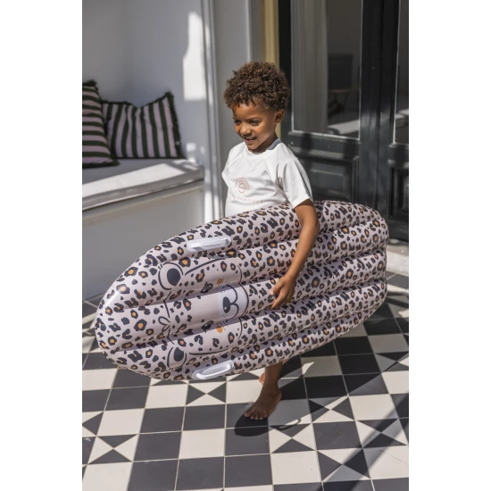 Nafukovací surf pre deti Leopard béžový 120 cm Swim Essentials