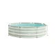 Okrúhly bazén s konštrukciou Essence Luxe Old Green Stripe 305x76