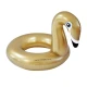 Nafukovacie koleso Labuť zlatá 95 cm Swim Essentials – veľká nafukovacia labuť do vody