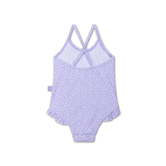 Plavky s UPF 50+ Lila Leopard od Swim Essentials