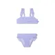 Detské plavky Dievčenské bikiny s UPF 50+ Lila Leopard Swim Essentials