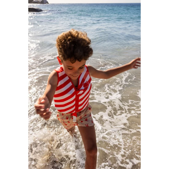 Štýlová a bezpečná plávacia vesta pre deti Swim Essentials Oh Crab