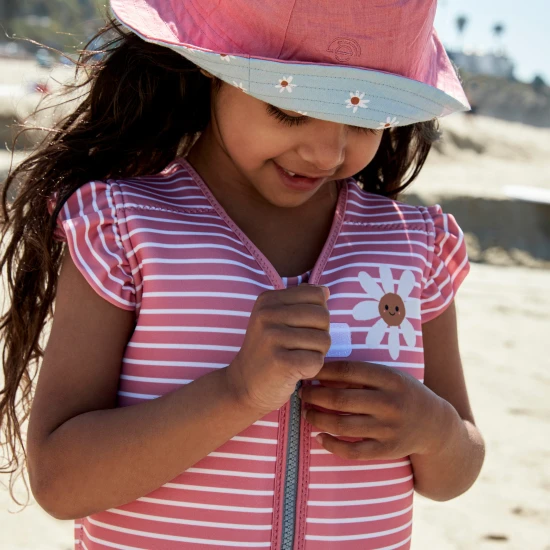 Štýlová a bezpečná plávacia vesta pre deti Swim Essentials Daisy Flower
