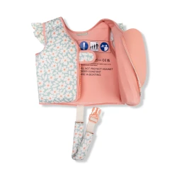 Plávacia vesta pre deti Florish green 2-3 roky