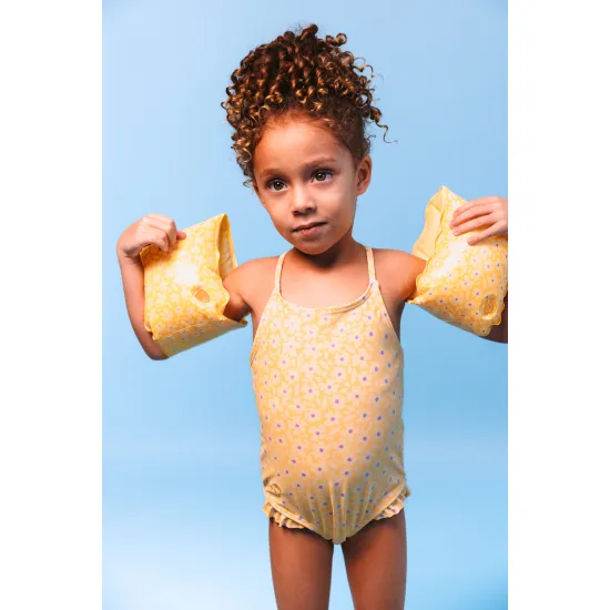 Plavky s UPF 50+ Florish yellow od Swim Essentials