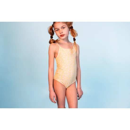 Plavky s UPF 50+ Florish yellow od Swim Essentials