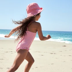 Obojstranný klobúčik s UPF 50+ Daisy Flowers