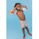 Plavky Boxerky s UPF 50+ Brown Leopard Swim Essentials