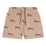 Plavky Boxerky s UPF 50+ Brown Leopard