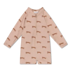 Plavkový overal s UPF 50+ Brown Leopard