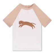 Kúpacie tričko s UPF 50+ Brown Leopard