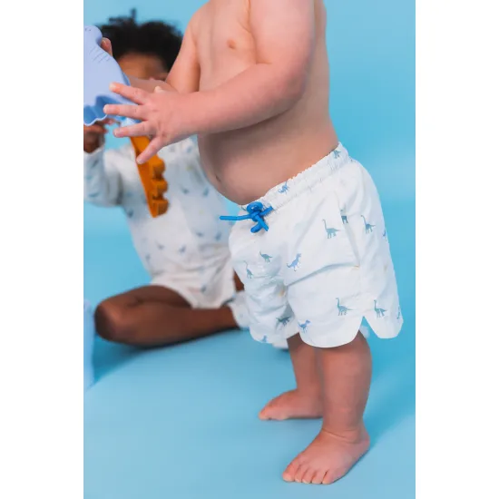 Detské chlapčenské plavky šortky s UPF 50+ Dino Swim Essentials