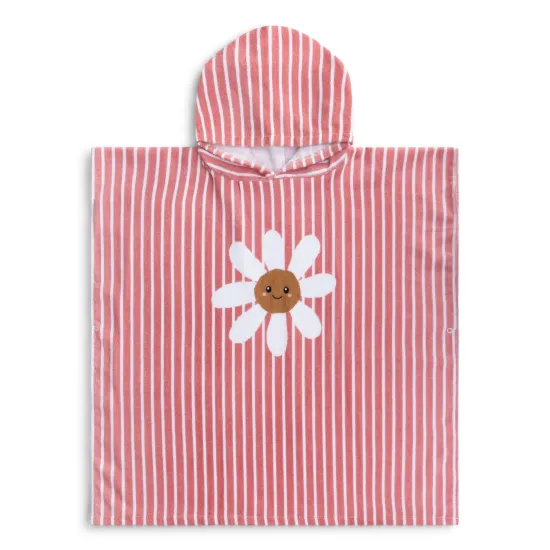Detské uterákové pončo s kapucňou Daisy Flowers Swim Essentials