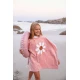 Detské uterákové pončo s kapucňou Daisy Flowers Swim Essentials