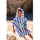 Detské uterákové pončo s kapucňou Dino Swim Essentials