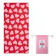 Rýchloschnúc Plážový uterák z mikrovlákna 135 x 65 cm Hearts Swim Essentials