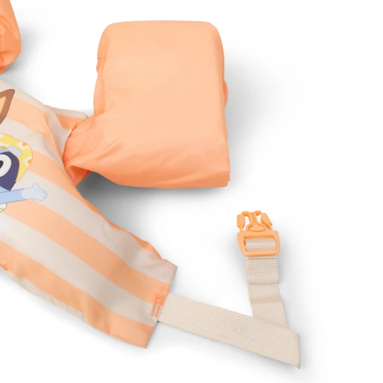 Štýlová a bezpečná plávacia vesta s rukávnikmi pre deti Swim Essentials Bluey