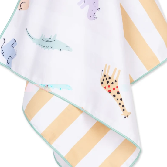 Rýchloschnúc Plážový uterák z mikrovlákna 135 x 65 Safari Swim Essentials