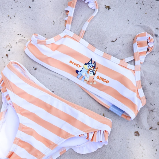 Detské plavky dievčenské bikiny s UPF 50+ Bluey