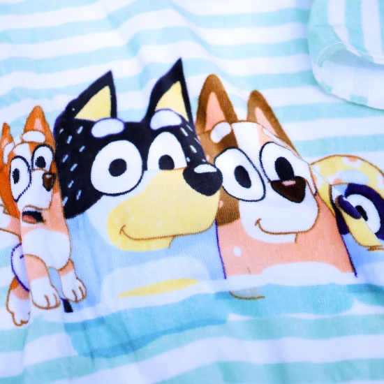 Detské uterákové pončo s kapucňou Bluey Swim Essentials