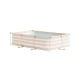 Bazén s konštrukciou Essence Luxe Sand White Stripe 300x200x75