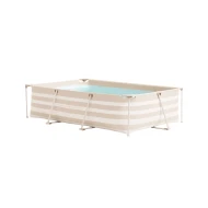 Bazén s konštrukciou Essence Luxe Sand White Stripe 260x160x65 cm