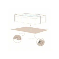 Podložka pod bazén Essence Sand 260x160