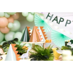 Párty klobúčiky Dinosaurus 6 ks