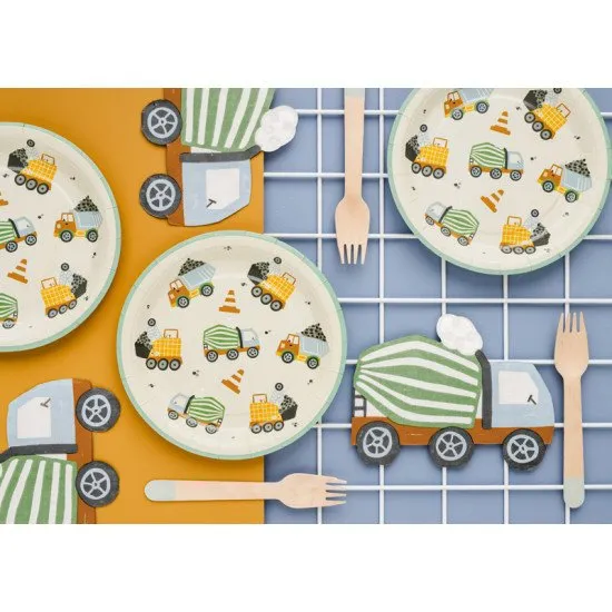 Hravé servítky v tvare autíčka pre malých oslávencov.