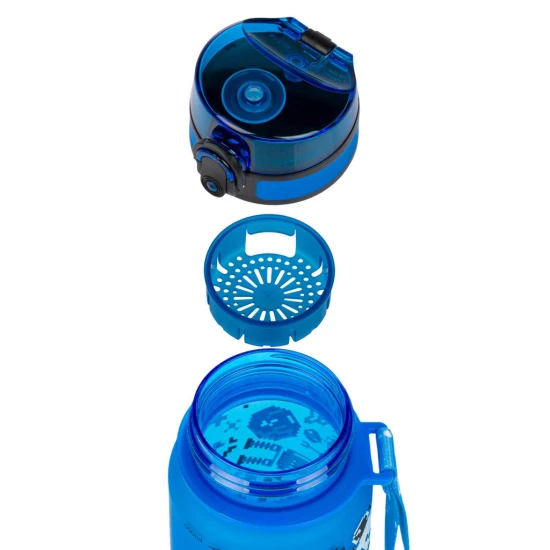 Tritanová fľaša na pitie Space Game 500 ml s praktickým uzáverom a veselým motívom.