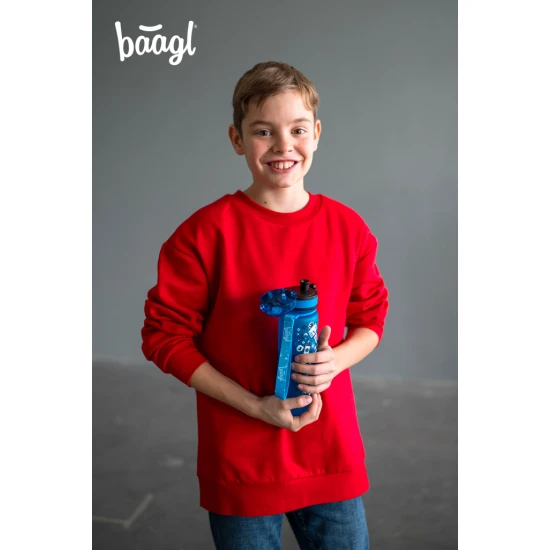 Tritanová fľaša na pitie Space Game 500 ml s praktickým uzáverom a veselým motívom.