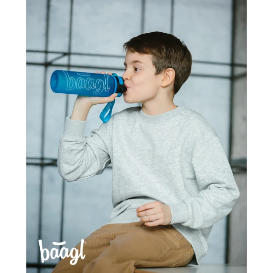 Tritanová fľaša pre deti Logo modrá 500 ml